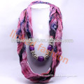 Big colorful beads voile scarves factory pendant jewellery scarf bandana,headwear,neckwear,neckwarmer,Stole, Ruana